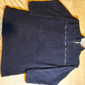 Nautica Dark Blue Textured Pullover